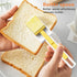 YUEICOIY 500g Countertop, Butter Storage Box with Cutting Handle, One-Hand Open Lid, Measuring Spreader with Scale