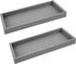 Spacewiser Countertop and Vanity Tray - 2 PC Small 7.7" Silicone Bathroom