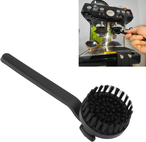 Espresso Coffee Machine Cleaning Brush, Detachable Brush for 51mm 54mm Coffee Brewing Head, High Pressure Steam