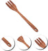 Wooden Fork for Stirring, Serving, and Cooking - Camping Utensils, Spaghetti, Fruit Salad Fork, Wooden Kitchenware
