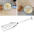 Electric Hand Blender, Immersion Handheld Egg Beater, Silver Electric Milk Frother Kitchen Tools