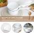 CALIDAKA 1.2L Enamel Milk Pan, Mini Butter Warmer with Pour Spout, Nonstick Enamel Saucepan for Induction Stoves