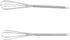 Fox Run Chrome Mini Whisk, 7.25 x 1.25 x 1.25 inches