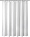 Titanker Washable Fabric Shower Curtain Liner, 72 x 65 Inches, White, Waterproof, Soft, Lightweight with 2 Magnets