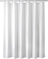 Titanker Washable Fabric Shower Curtain Liner, 72 x 65 Inches, White, Waterproof, Soft, Lightweight with 2 Magnets