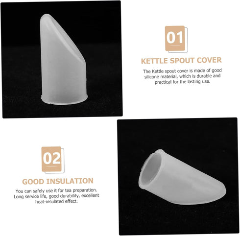 2pcs Teapot Spout Cover Dispensers, Anti-leak Teapot Supplies for Bathroom Decorations