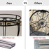 11.8 inches (18.9 INCHES Diameter Tall Metal Plant Stand for Indoor or Outdoor,Heavy Duty Flower Pot Stand Rack Holds