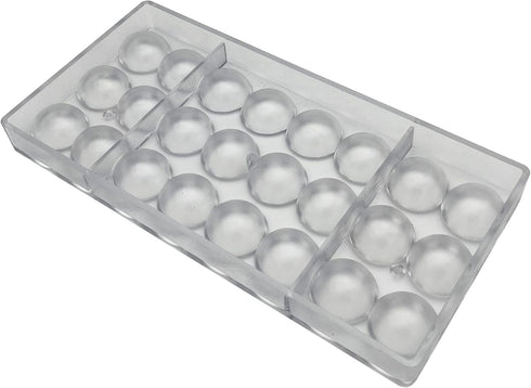 Goldbaking Semi Sphere Chocolate Mould, PC Polycarbonate Hemisphere Chocolate Mold (s 1.2inch)