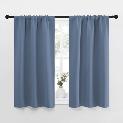 NICETOWN Kitchen Curtains, Short Blackout Curtains & Drapes, Thermal Insulated Blackout Curtain