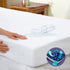 Cooling Twin XL Mattress Protector, Waterproof Ultra Soft Fitted Cover for College Dorm Room, Noiseless Jersey Top