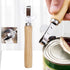 3 PACK Stainless Steel Kitchen Utensil Multifunctional Lid Remover with Wood Handle, Bottle Punch Can Opener