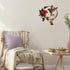 Zoihet Round Metal Bird Wall Art Decor, Hummingbird Silhouette for Garden and Fence