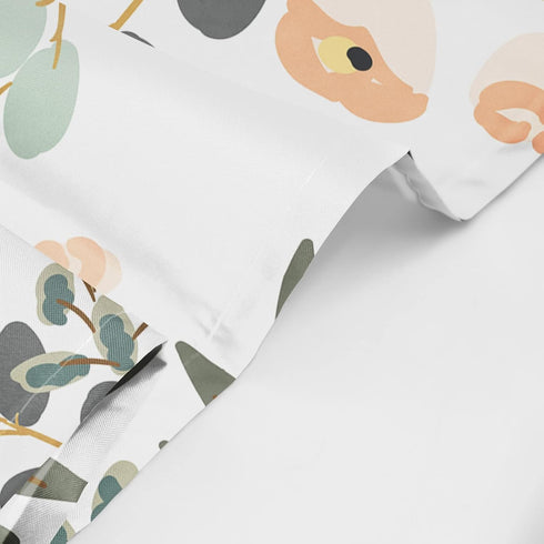 Emvency 72"x78" Shower Curtain, Peach Coral Waterproof Blush Pink Floral Bouquets, Polyester Fabric