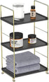 kaileyouxiangongsi Freestanding Organizer Shelf, 3-Tier Bathroom Countertop Organizer, Makeup Organizer -Corner Storage Shelf,