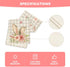 Artoid Mode Buffalo Plaid Bunny Rabbit Ears Flower Easter Table Runner - 13 x 108 Inch Kitchen Dining Decoration.