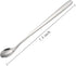 Stainless Steel Iced Tea Spoons Set of 6 Cocktail stir sticks Spoons Bar Spoon for Cold Drinks