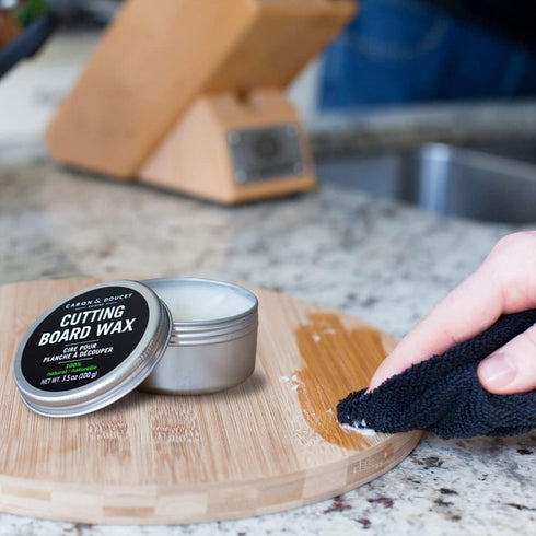 Caron & Doucet - Cutting Board & Butcher Block Conditioning Oil & Wax Bundle | 100% Plant-Based & Vegan
