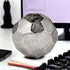 Modern Day Accents 3618 Silver Facetado Sphere, Decorative Balls, Home Office Room Decor, 4" D Centerpiece