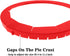 Adjustable Silicone Pie Crust Shields - Baking Protectors Cover Ring for 8-11.4 Inch Pies