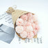 Artificial Chrysanthemum Ball Flowers Bouquet 10pcs Champagne for Home Office Parties and Wedding