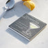 Margarita Drink Recipe Coaster, Joyride Home Decor, 4-inch Square Non-Slip Ceramic Coaster