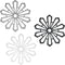 allydrew Non-Slip Insulated Silicone Carved Trivets - Flexible Floral Coasters & Pot Holders Set (3 Pcs)