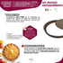 Gobel 15.74" 4.13" 3.50" - Non-Stick Soft Bread Pan with Sliding Lid - W x D x H - Quality Material, Easy Demould