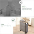 9 1 Pack Bamboo Toilet Paper Storage with Lid and Wheels, Bathroom Toilet Storage Basket with Handle, Paper Storage