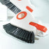 2 in 1 Groove Cleaning Brush, Multifunction Hard Bristle Crevice Cleaning Brush with Hidden Scraper for Window Track