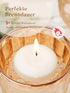 2 inch, 36 Pack 5-6 Set Ashlux White Floating Candles Floating Candles Hours Long Burning, Unscented Floating Candle