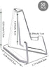50 Packs Card Display Stand, Mini Clear Acrylic Easel Stands 2.25 Inch Coin Display Stand for Baseball Sports Trading Cards Medals Pockets Watches Exhibit
