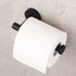 GERZ Bathroom Toilet Paper Holder, SUS 304 Stainless Steel Matte Black Wall Mount Tissue Roll Holder