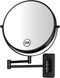 Gospire 9" Large Size Wall Mount Magnifying Mirror, 1X/10X Magnification Double-Sided, 360