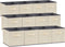 Lifewit 12 Packs 11 Inch Cube Storage Bins, Foldable Decorative Fabric Storage Baskets for Organizing Home, Beige