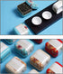 3 Pcs Mini Tea Storage Box, Rustproof Square Canister for Coffee, Tea, Crafts, Snacks, Candy, and Tea