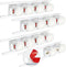 FUYITE 8 Pack Yogurt Organizer for Fridge, Holder With Adhesive Tapes for 3.75