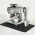 Mimore 18x24 Inch Black Coffee Mat for Countertop, Absorbent Rubber Backed Dish Drying Mat for Coffee Bar