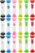 KISEER Sand Timer Set - 18 Pcs Colorful Hourglass Sandglass Timers for Cooking, Brushing Teeth, Games, Office