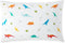 Wildkin 100% Cotton Kids Pillowcase – Jurassic Dinosaurs, Soft & Breathable Standard Size (20x30)