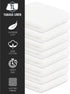 Tukasa Linens 16 Pack 12x12 Inches, Pack 16, Cotton Washcloths for Body and Face, of Multipurpose and Lightweight Wash
