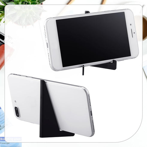 Bucherry 20 Pcs Triangle Acrylic Easel Stands for Display, Mini Picture Frame Stand, Plate Holders for Weddings, Home