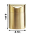Countertop Stainless Steel Trash Can with Swing Lid, Mini Trash Bin Bathroom, Golden Desktop Garbage Cans Tiny Kitchen