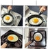 HOMSFOU Mini Omelet Pan, Non Stick Marble Frying Pan for Cooking Eggs, Small Nonstick Earth Cookware