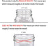 Amolliar Mason Jar Foaming Soap Dispenser Pump Lids, Rustproof Stainless Steel for Regular Mouth Mason Jar, 2Pack