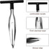 2 PCS Coconut Opener Tool Set, Stainless Steel Coconut Meat Remover, Non-Slip Wooden Handle Scraper Knife