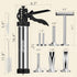 2lb Beef Jerky Gun Kit - Stainless Steel Meat Gun for Homemade Beef Jerky and Sausages, Perfect Beef Jerky Maker