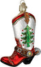 Old World Christmas Cowboy Glass Blown Ornaments Tree Pioneer Collection