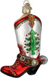 Old World Christmas Cowboy Glass Blown Ornaments Tree Pioneer Collection