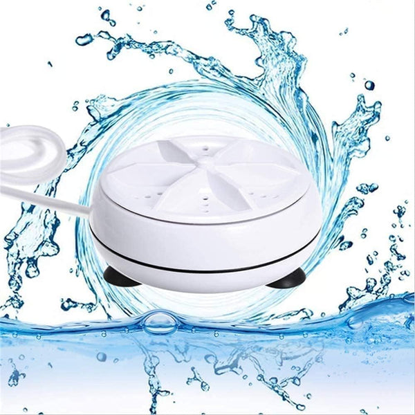 Portable Washing Machine, Mini Ultrasonic 3 in 1 Dishwashers for Home, Business, Travel, College Room, RV (3.5IN)
