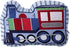 ABREEZE Train Shaped Pillow Quilted Decorative Pillows for Boys Room Dcor